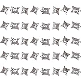 Heiolox 40 Pcs Spike Ball Charms Pendants,Zinc Alloys Punk Spikey Charms for Jewelry Making Necklace Bracelet DIY Crafts