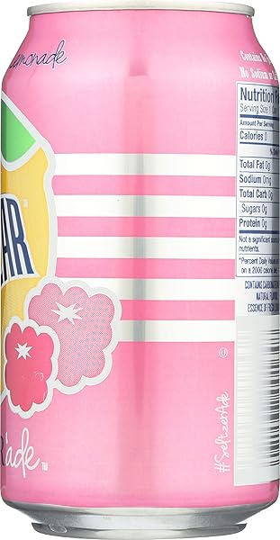 POLAR BEVERAGES RASPBERRY PINK LEMONADE SELTZER, 12 FZ