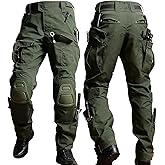 G3 Tactical Combat Pants, Men's Military Ripstop Army Pants for Outdoor Airsoft Hunting Paintballing - No Kneepad