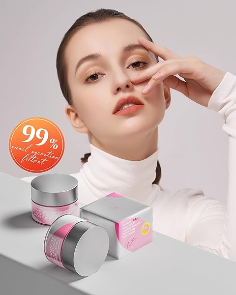 NACULOR SNAIL MUCIN 99% FACE MOISTURIZER, INSTANT HYDRO-BOMB MOISTURIZER, ONE-STEP HYDRATING & REPAIRING DAILY MOISTURIZING CREAM FOR DRY & SENSITIVE SKIN