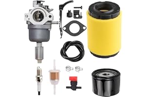 TOOBOP Carburetor For 42" Troy bilt pony 13WM77KS011 13WN77BS011 13AN77KS211 13WN77KS066 13AM77KS011 13AL78BS023 Bronco Riding Lawn Mower With Briggs Stratton 15.5HP 17.5HP 500cc Engine