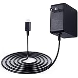 Amazon Basics Dual Voltage USB Type-C to AC Power Adapter Charger for Nintendo Switch - 6 Foot Cable, Black