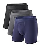 DAVID ARCHY Mens Underwear Cotton Boxer Briefs with