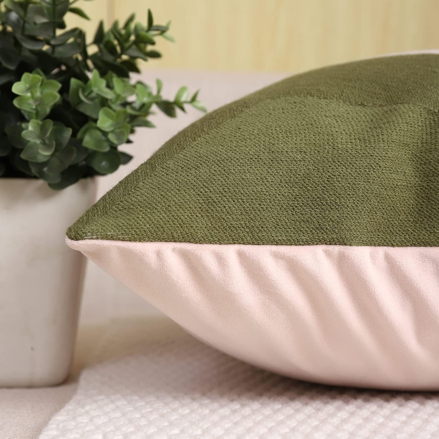 Vancl Pillow Covers Pillow Cover Set of 2 Throw Pillow Covers 18x18 Throw Pillows Embroidered Pillow Covers Pillows Decorative Pillow Covers Bedroom Decor Farmhouse Decor House Décor: Home & Kitchen
