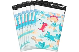 Oududianzi Poly Mailers 10x13, 100Pack Shipping Bags, Mailing bags, Plastic Packaging Bags, Mailers Poly Bags for Shipping, Polymailers Shipping Envelopes for Small business - Dinosaur