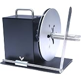 U.S. Solid Automatic Label Rewinder Machine, Label Rewinding Machine for Label Printers, Adjustable Core Holder 1" - 3", Max Label Width 4.7", Roll Diameter 7.2"