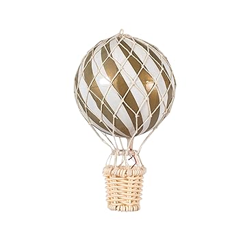 Filibabba Heissluftballon Deko Klein 10 Cm Danisches Design Babyzimmer Deko Und Kinderzimmer Deko Gold Amazon De Baby
