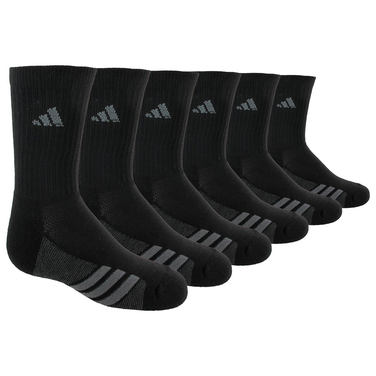 adidas Kids' Boys/Girls Cushioned Crew Socks (6Pair) BSA Soar