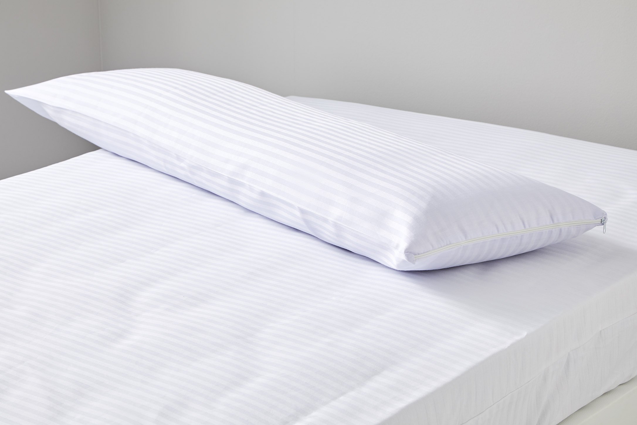 Mila Pink Pillowcase, Composition: 100% Cotton, White, Satin Cutting Cuti 065 x 065