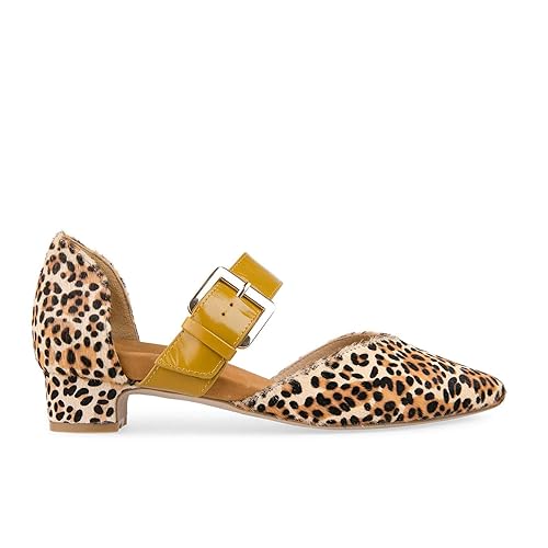 leopard cut out flats