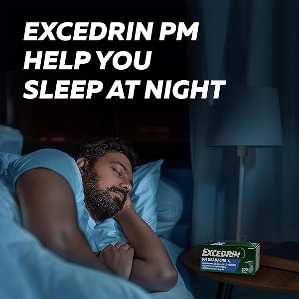 EXCEDRIN PM PAIN RELIEVER AND NIGHTTIME SLEEP-AID CAPLETS FOR HEADACHE RELIEF – 24 COUNT