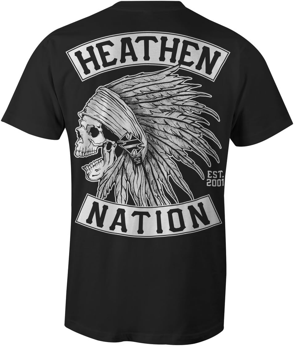 Heathen Black Chief T-Shirt