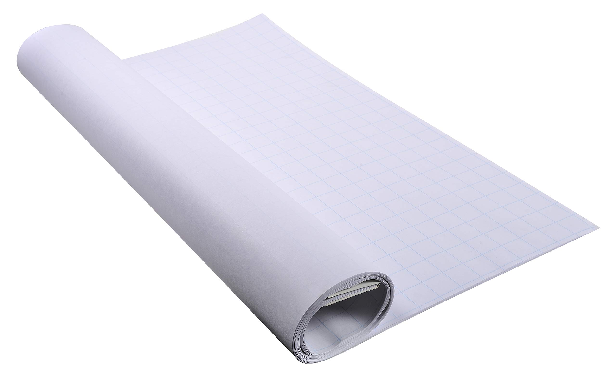 Exacompta - Ref 37651E - Flipchart Writing Pad (48 Sheets) - 65 x 100cm in SIze, Squared (25 x 25mm) Rulings, 60gsm Micro-Perforated Paper - Offset White