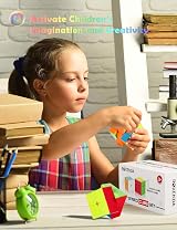 ROXENDA Speed Cube Set 2x2 3x3 Stickerless Original Fast Cube with Guide view 7