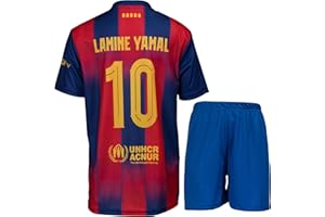 LeenBD Barcelona #10 Yamal 25/26 Home/Away/Third Kids Soccer Jersey Shirts Football Futbol Youth Sizes