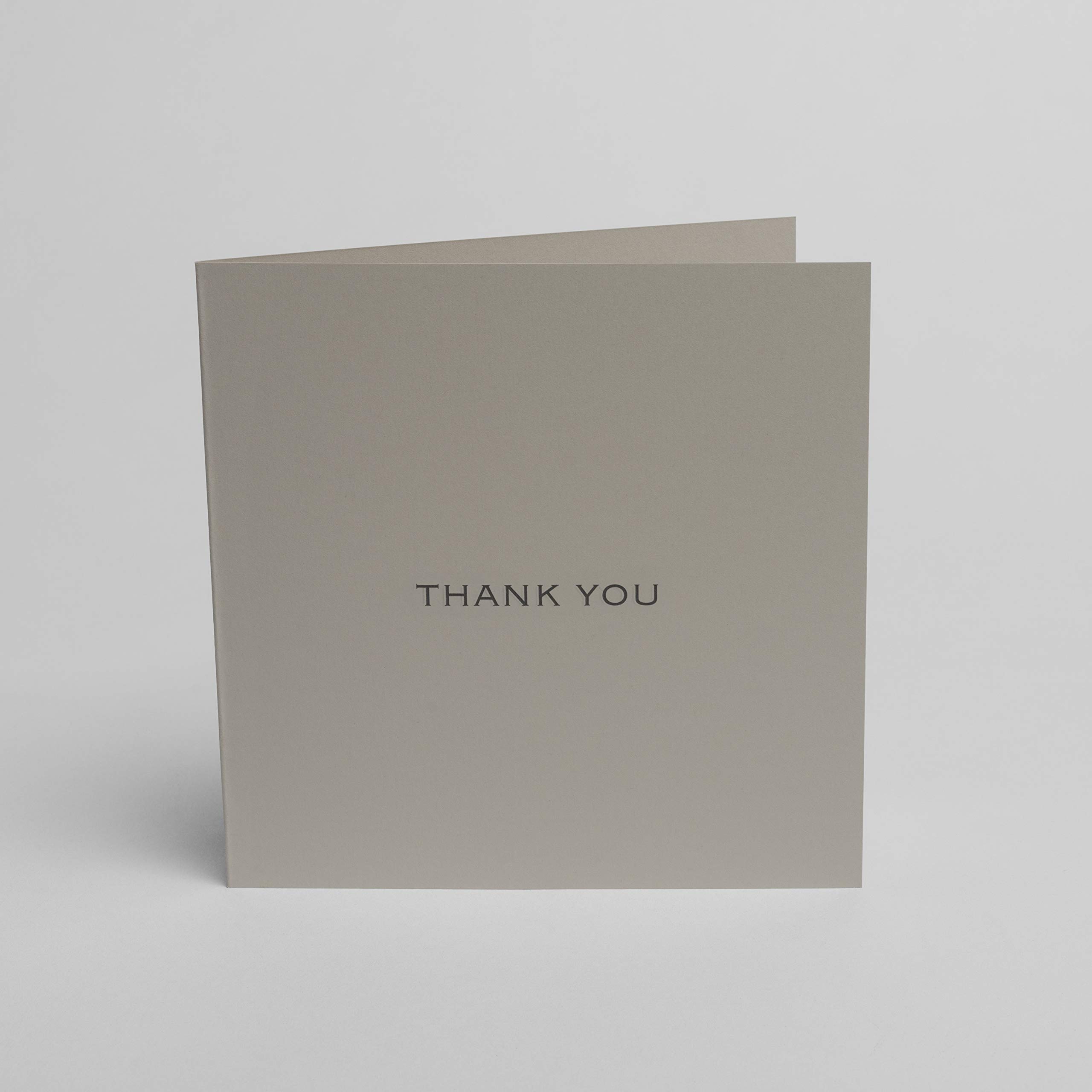 Blake Note Cards Indigo Thank You Pale Grey Note Cards with Dark Grey envelopes 150mm x 150mm Note Cards - Pack of 5