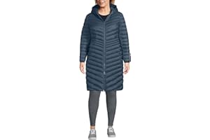 Lands' End Women's Ultralight Packable Long Down Coat