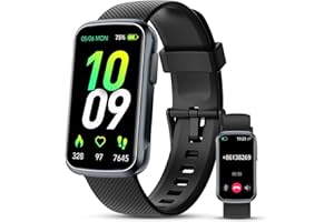 TIMU Fitness Tracker, Fitness Watch with 24/7 Heart Rate Monitor/Sleep Tracker, 20+ Sports Modes Step Calorie Counter Pedometer, IP68 Waterproof Activity Trackers and Smartwatches Android/iOS