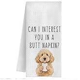 QWZDRHYJI Funny Cavapoo Dog Bathroom Hand Towels, Cavapoo Gifts for Women Men, Gifts for Dog Lovers Decorative Hand Towel for Bathroom Toilet Washroom Restroom, 16x24 Inch