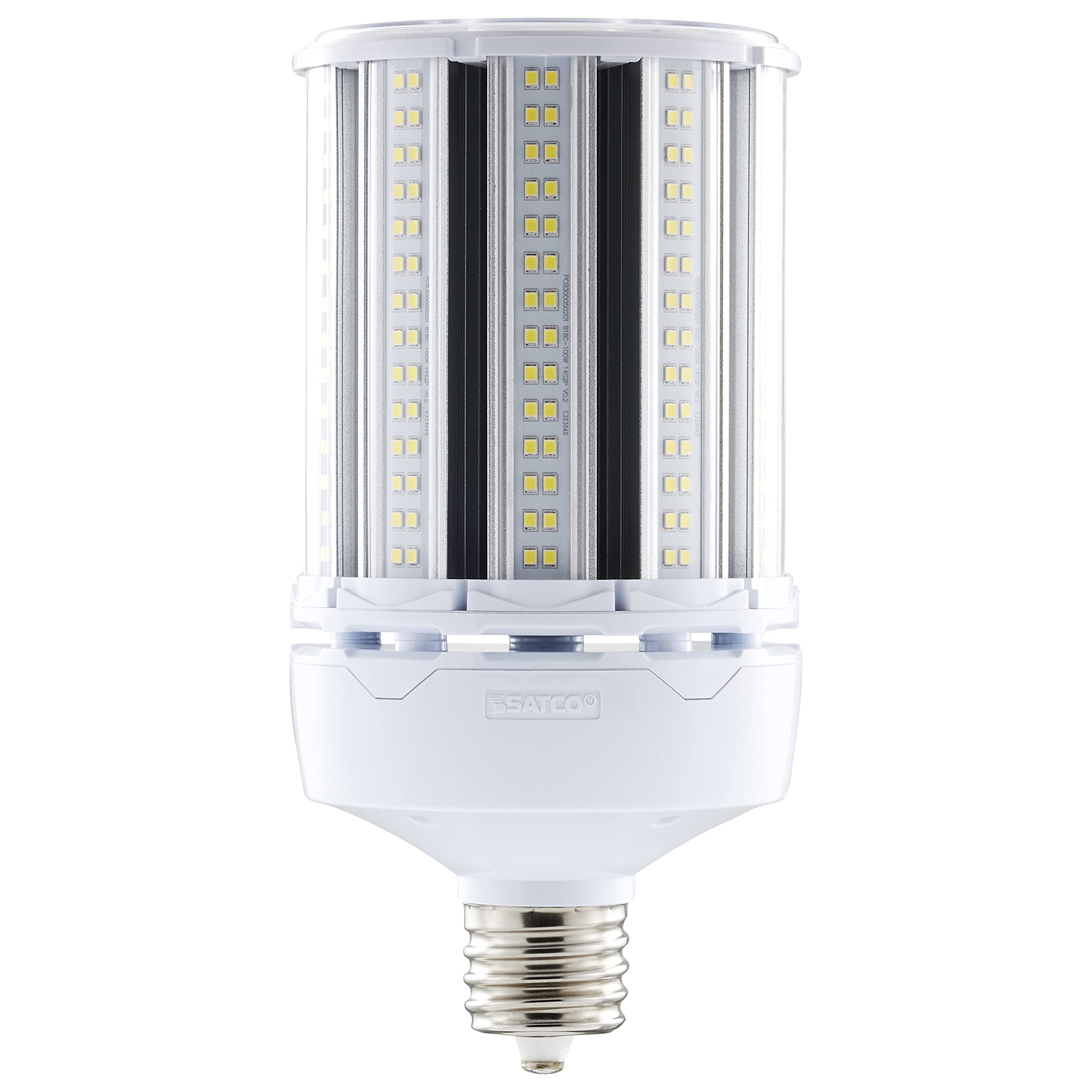 Photo 1 of Satco S49396 Corncob LED HID Replacement Light Bulb, EX39 Mogul Extended Base, 100W, 5000K
