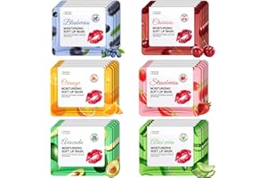 30PCS Moisturizing Lip Masks Set, Overnight Lip Masks Bulk Lip Patches for Dry Lip, Long-lasting Hydrating Sleeping Lip Plump