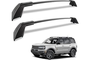 ASOPARTS Heavy Duty 300lbs Roof Rack Cross Bars Compatible with 2021 Ford Bronco Sport First Edition, 2022-2023 Outer Banks, 2021-2023 Badlands, Aluminum Crossbars All Metal（Off-Road Version）