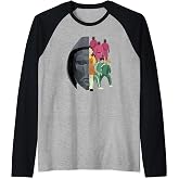 Squid Game Front Man Split Logo Raglan Baseball Tee
