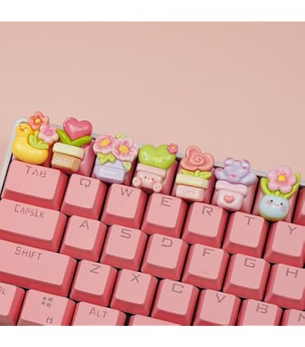 Amazon.com: Wonhibo 6 PCS Cute Keycaps for Cherry MX Keyboards