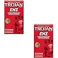 Trojan Enz Non-lubricated Condoms, 12 Count (Pack of 2)