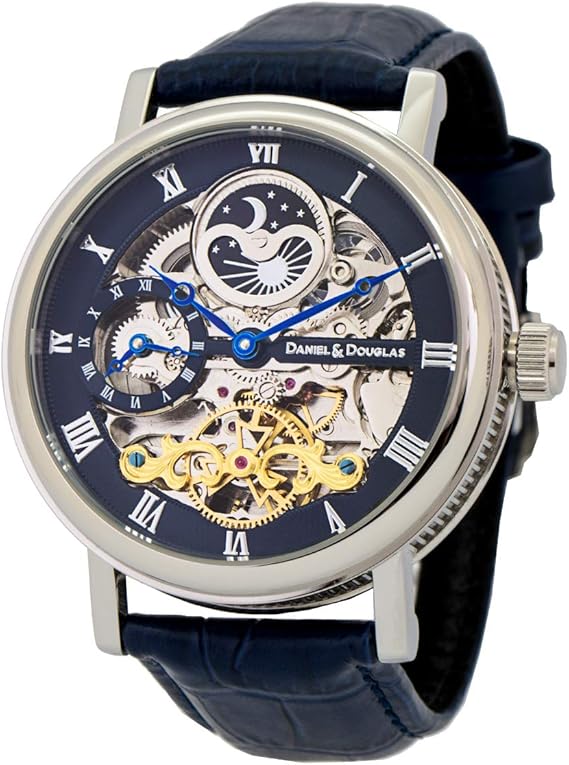 Amazon ダニエルダグラス Daniel Douglas ダニエル ダグラス Dd05 Dd06 メンズ 時計 腕時計 自動巻き オートマチック スケルトン Dd06 Nv メンズ腕時計 腕時計 通販