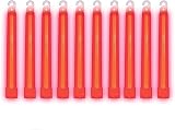 Cyalume SnapLight Red Glow Sticks 6 Inch Industrial 12 Hour Light Pack 10 view 1
