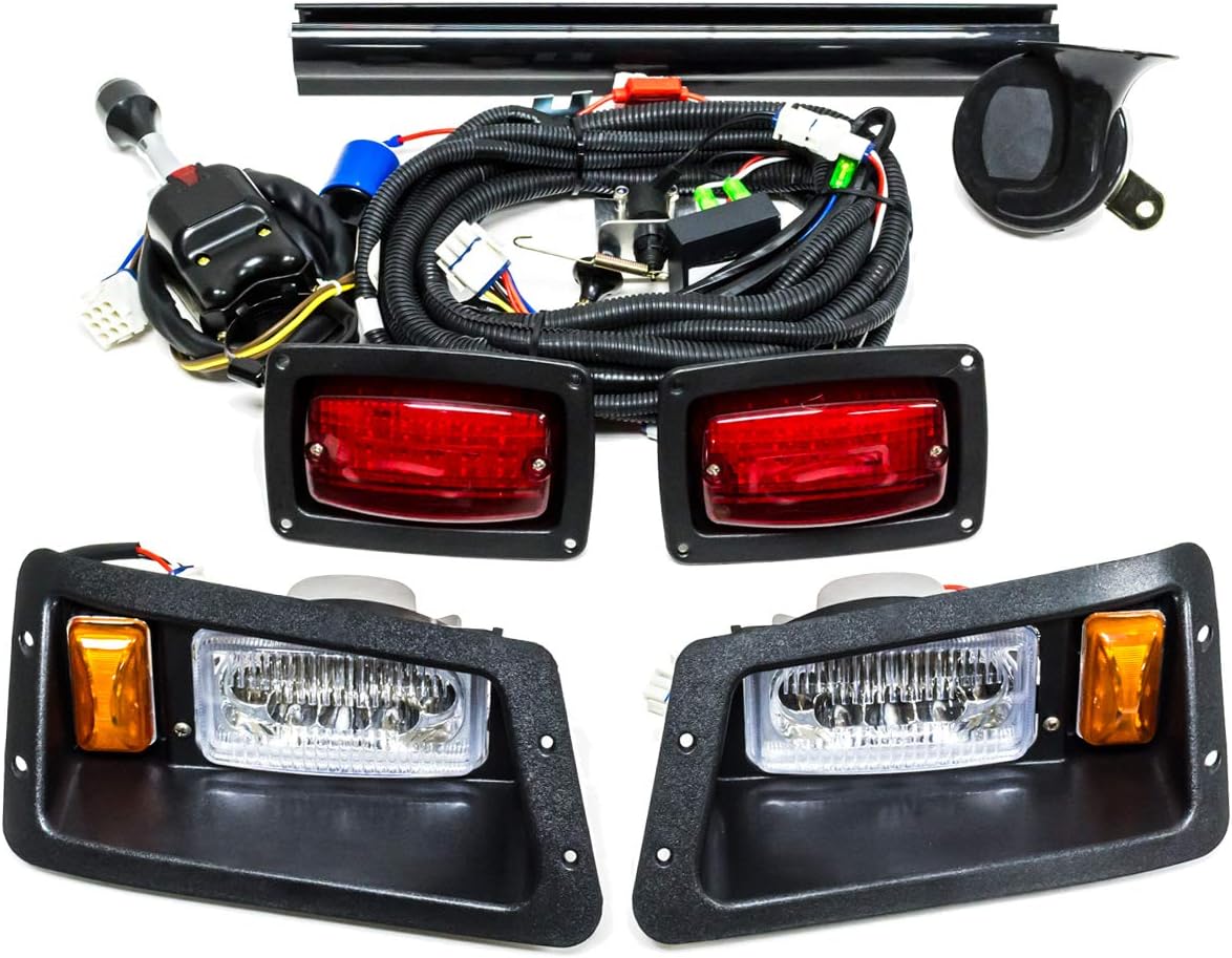 Golf Cart Street Legal All LED Headlight Tail Light Kit