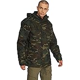 Brandit Individual Wear M-65 Classic Field Jacket for Man - Water-Repellent, with Removable Inner Jacket and Collar Hood