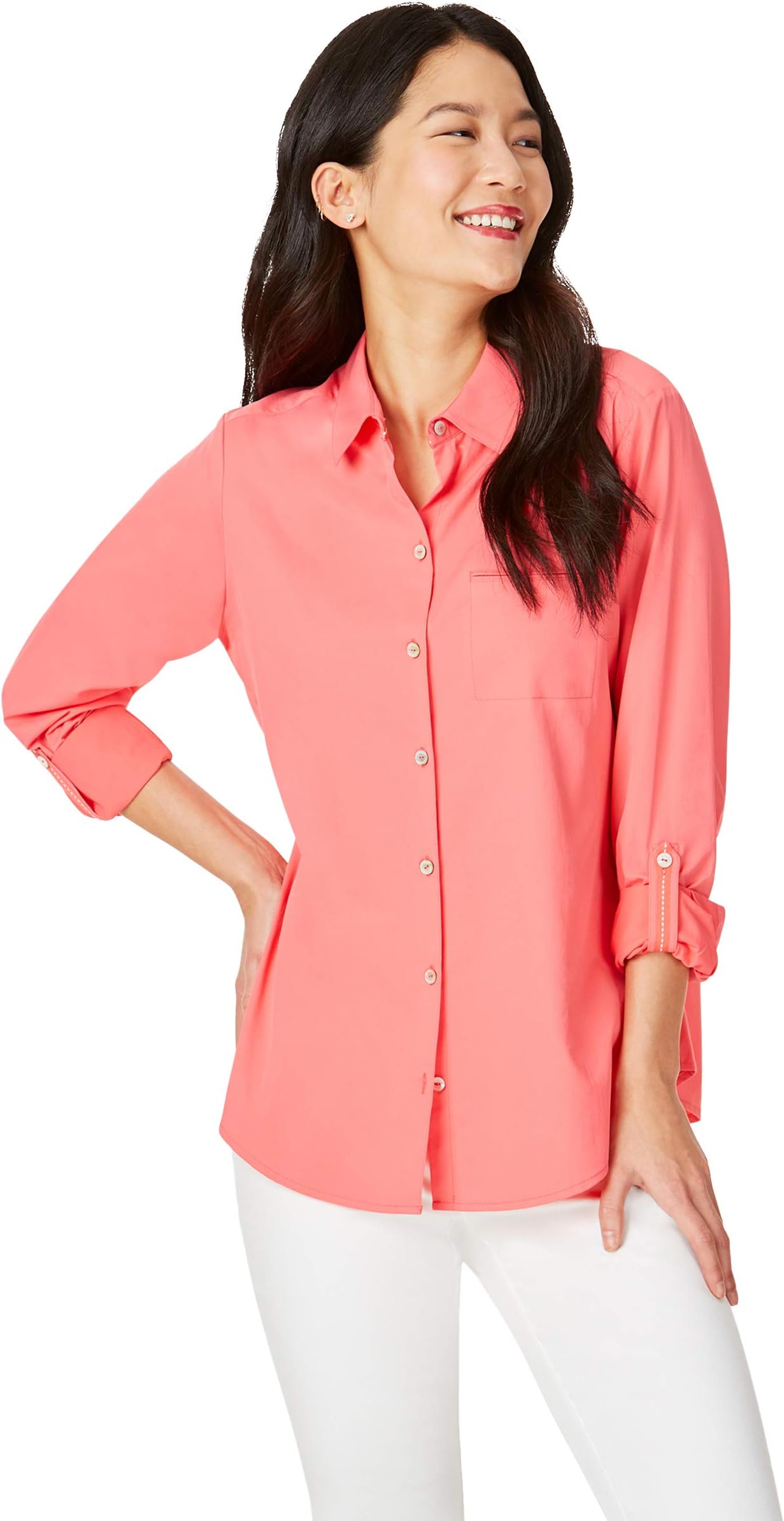 Foxcroft Women's Reese Sun Protection UPF Shirt