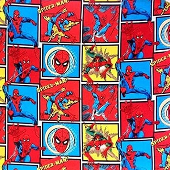 Amazon Co Jp マーベル スパイダーマン 布 生地 ファブリック Marvel Spider Man Fabric キャラクター 並行輸入品 服 ファッション小物