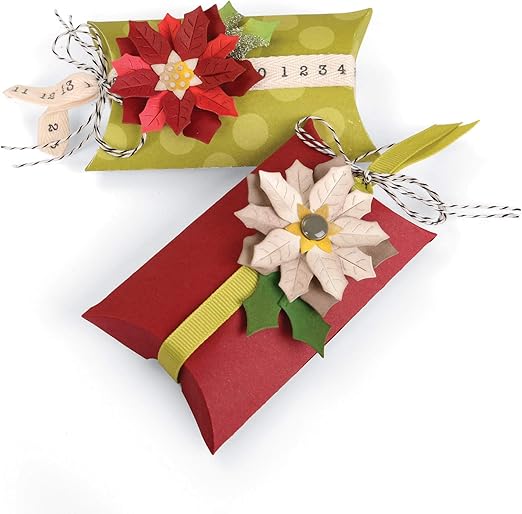 Sizzix Thinlits Troqueles 7PK Caja de almohadas y flores de Pascua: Amazon.es: Hogar