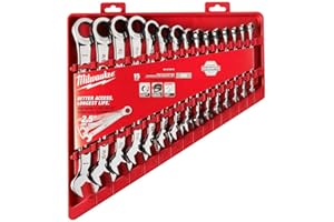 Milwaukee Electric Tools MLW48-22-9416 Ratcheting Combination Wrench Set - SAE