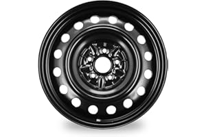 TEXUANHU New 16 inch rim for 2009-2019 Toyota Corolla Matrix Factory Steel wheel Painted Black Rim - OE Direct Replacement 16x6.5" set of 1