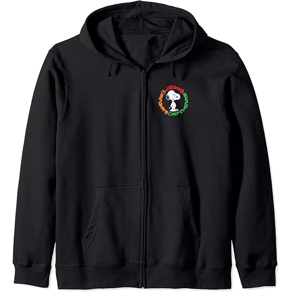 Amazon.com: Peanuts - Snoopy Dancing Zip Hoodie : Clothing