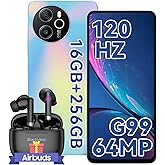 Blackview Shark8 Unlocked Phones, 16GB+256GB/SD 2TB Android Phones, MTK G99, 120Hz 6.78" FHD+, 33W Fast Charge 5000mAh, Andro