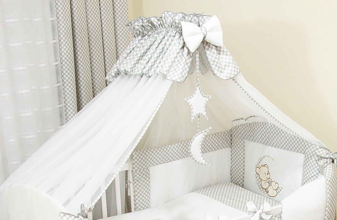 La Chambre De Bebe 4 Pieces Moustiquaire Ciel De Lit Pour Landau 480cm Bebe Puericulture Lemoncitylive Com