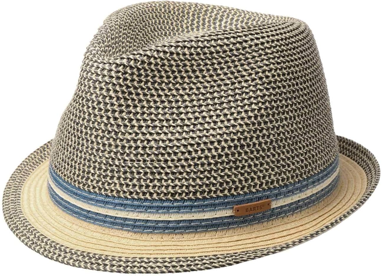 Barts Fluoriet Trilby Strohhut Sommerhut Sonnenhut Strandhut (One Size