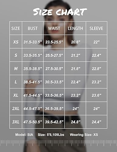 Long Sleeve Womens Large Shirt Size Chart PUMIEY Long Sleeve