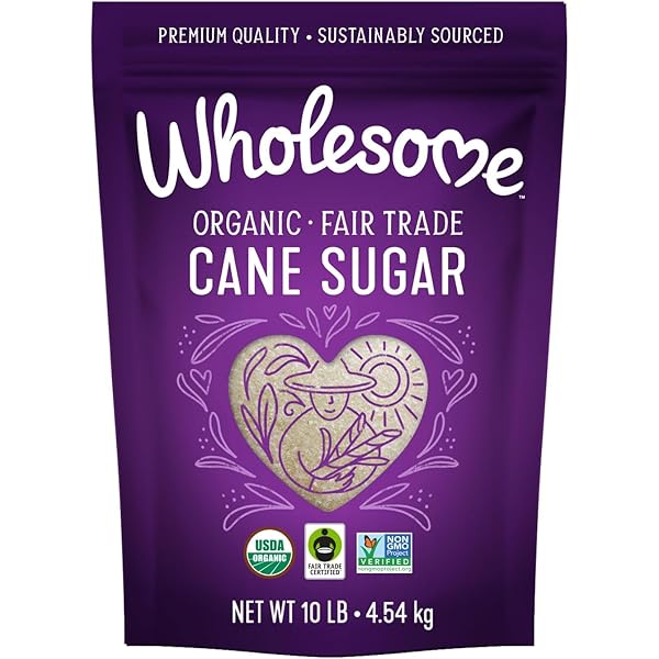 Amazon.com: Wholesome Fair Trade Organic Dark Brown Sugar, 24oz, 6