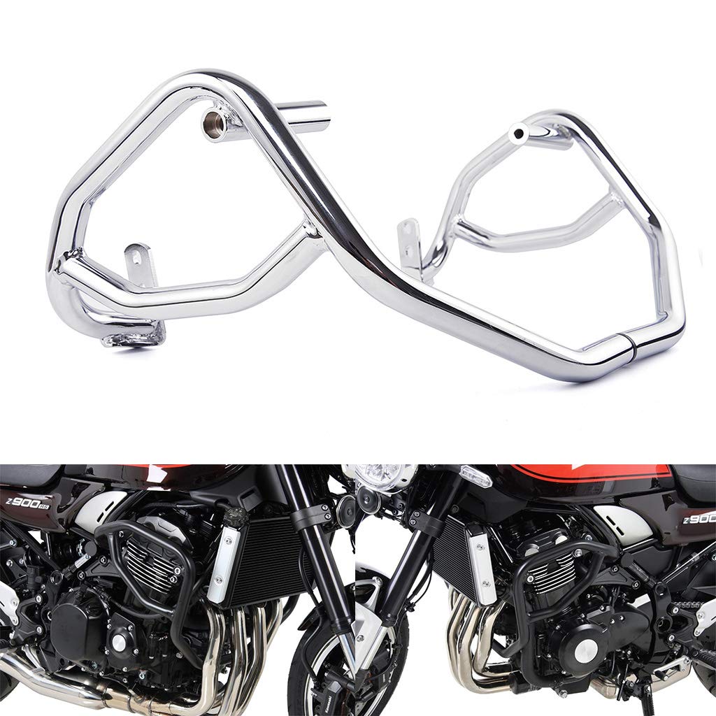Motorcycle Bumper Guard Frame Sliders Damaged Protector Accessories For Z900RS 2018 (Silver)