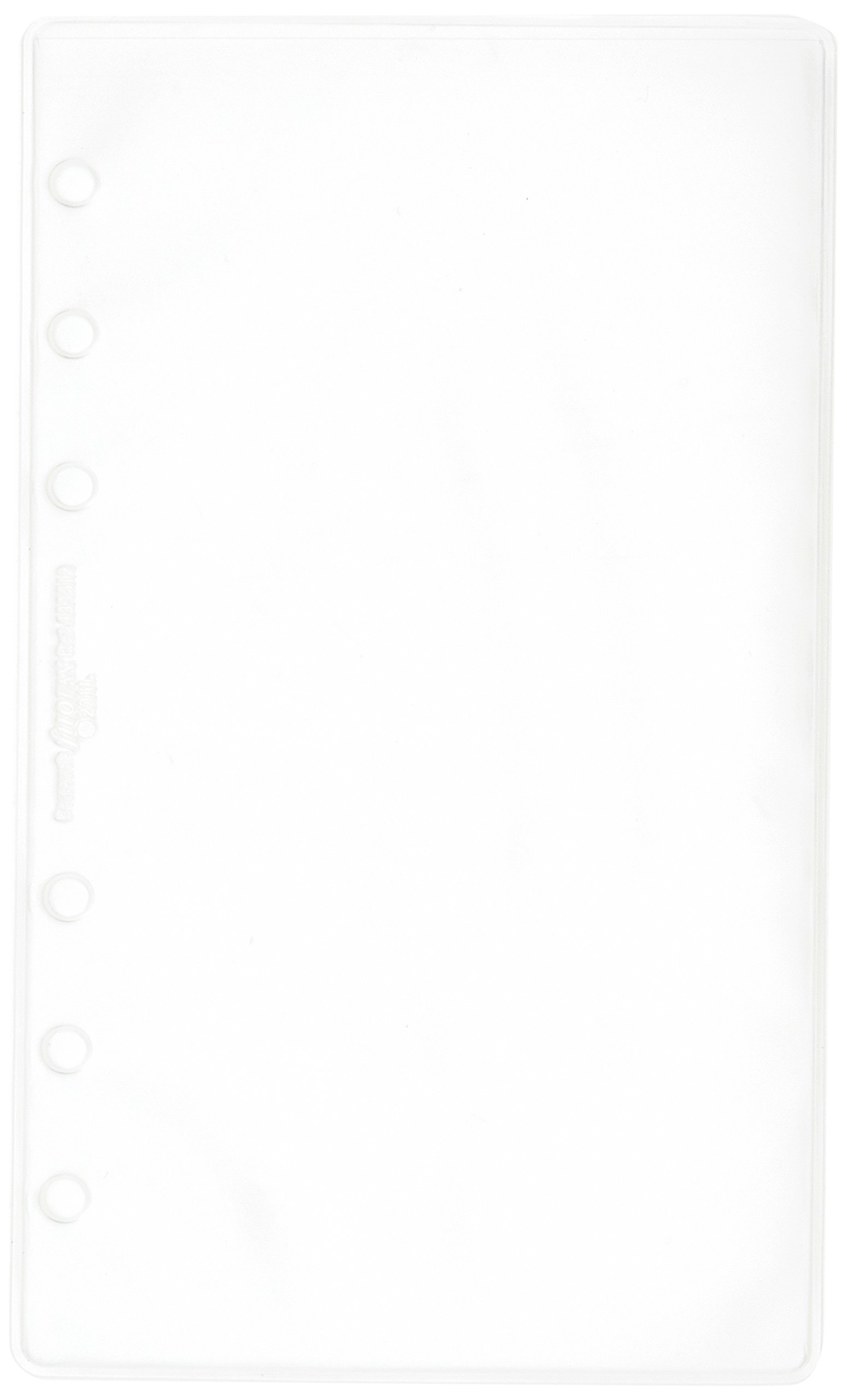 Filofax Personal Transparent Envelope Top Opening, White, Small