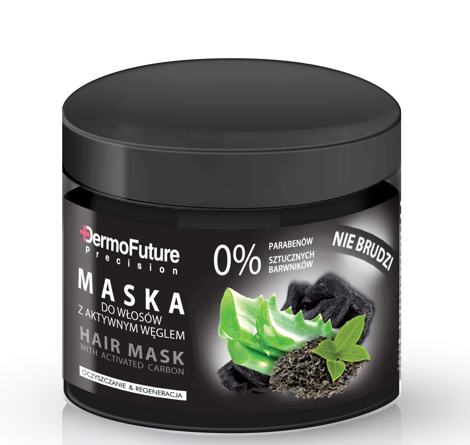 Dermofuture Hair Mask with Activated Carbon 300g Paraben FREE