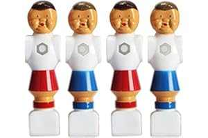STERLING GAMING Red-Blue Old-Style 4 Foosball Soccer Table Players Hex Belly