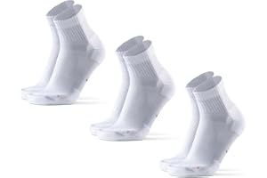 DANISH ENDURANCE Ultra-Comfort Quarter Running Socks, Performance Socks, Men & Women - 3 or 5 Pack