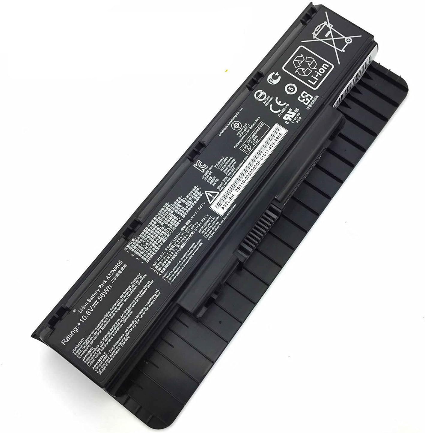 Ammibattery Replacement Battery For ASUS G551 G58JK G771 G771JK G771JM G551JK G551JM N551 N751 GL551 GL771 GL551JM GL551JM-DH71 series A32NI405 0B110-00300000M 0B110-00300000